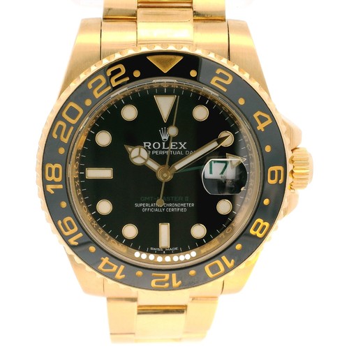 Rolex gmt master - ii, oro