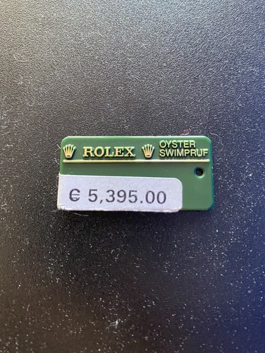 Rolex original tag cartellino - original,