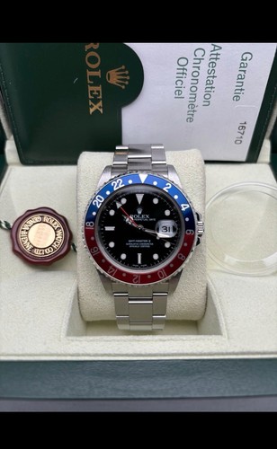 Rolex gmt master 16710 pepsi - rolex,
