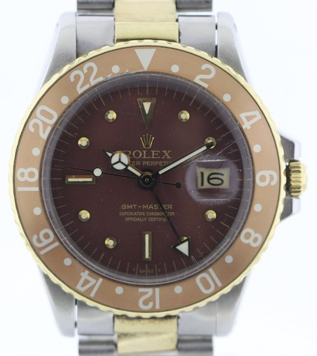 Raro rolex gmt master rootbeer - rolex,